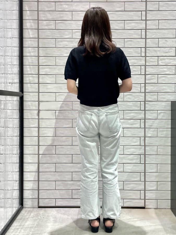 ayakaさんの「OPAQUE.CLIP｜《丈が選べる》ストレートデニムパンツ【洗濯機洗い可】」を使ったコーディネート