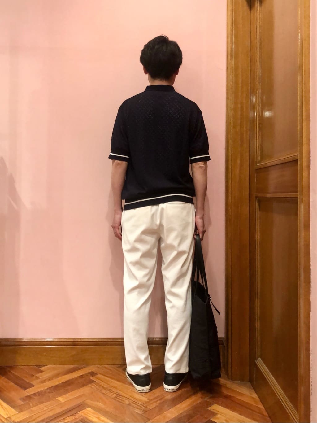 OKJさんの「DRESSTERIOR｜レースジャカード ニットポロ」を使ったコーディネート