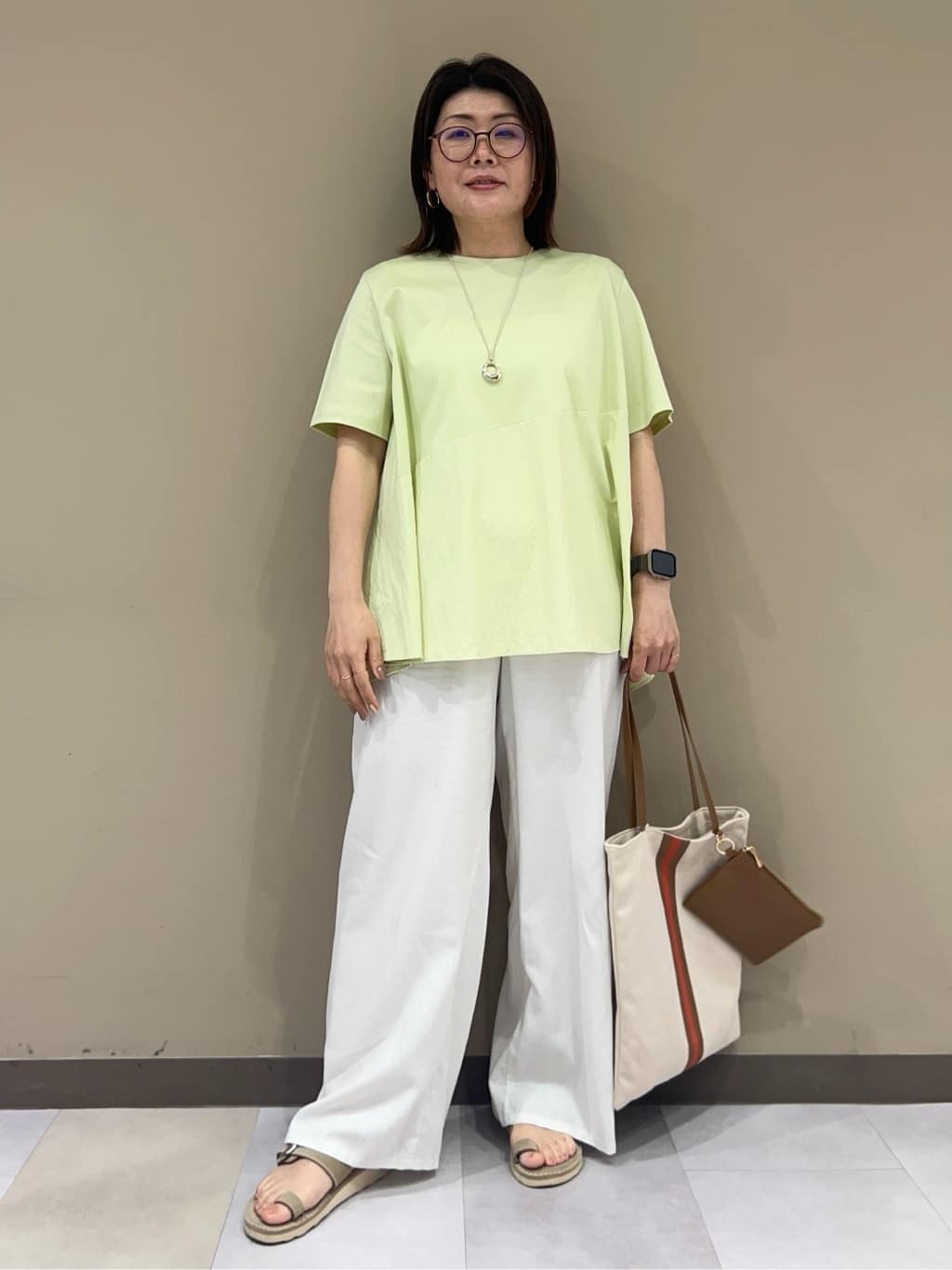 fukuさんの「UNTITLED｜リングコードトップネックレス」を使ったコーディネート