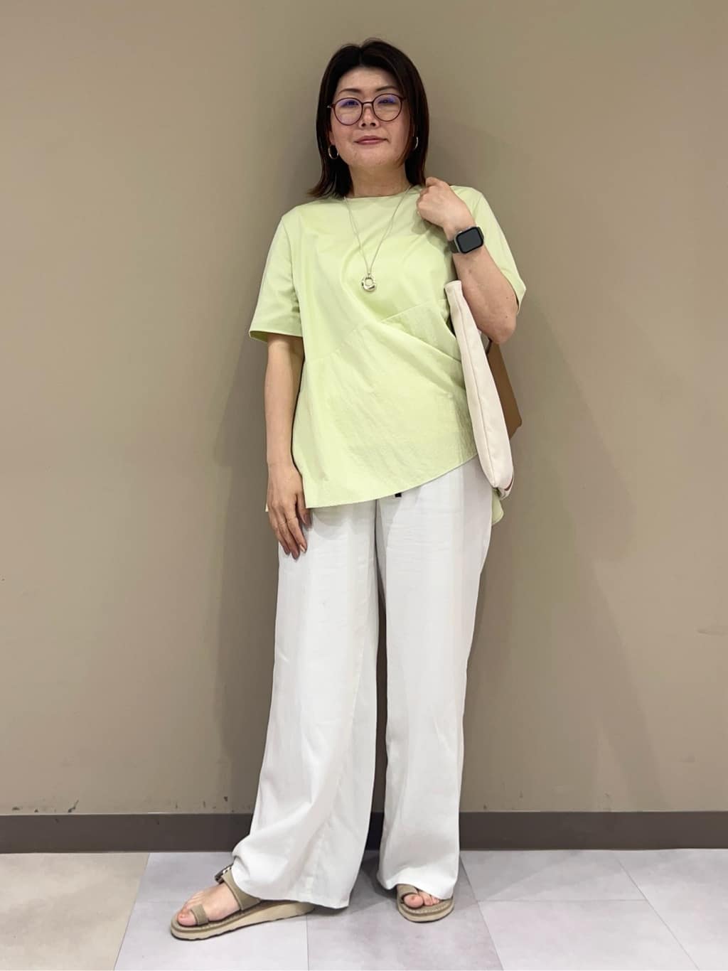 fukuさんの「UNTITLED｜リングコードトップネックレス」を使ったコーディネート