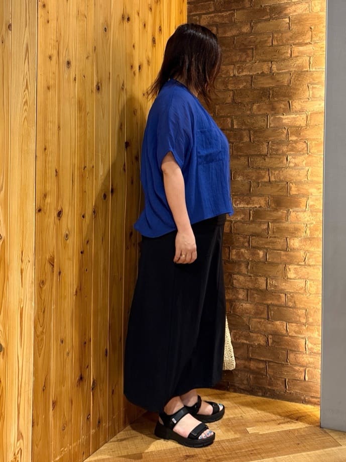 ゆかぴさんの「SHOO･LA･RUE｜◆【洗える/S-LL】色違いで揃えたい テレコリブタンクトップ」を使ったコーディネート