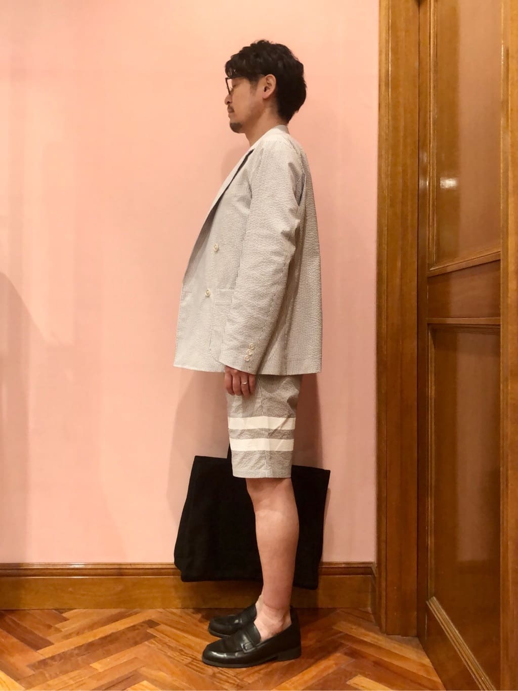 OKJさんの「DRESSTERIOR｜ソフトタッチ インナーTシャツ」を使ったコーディネート