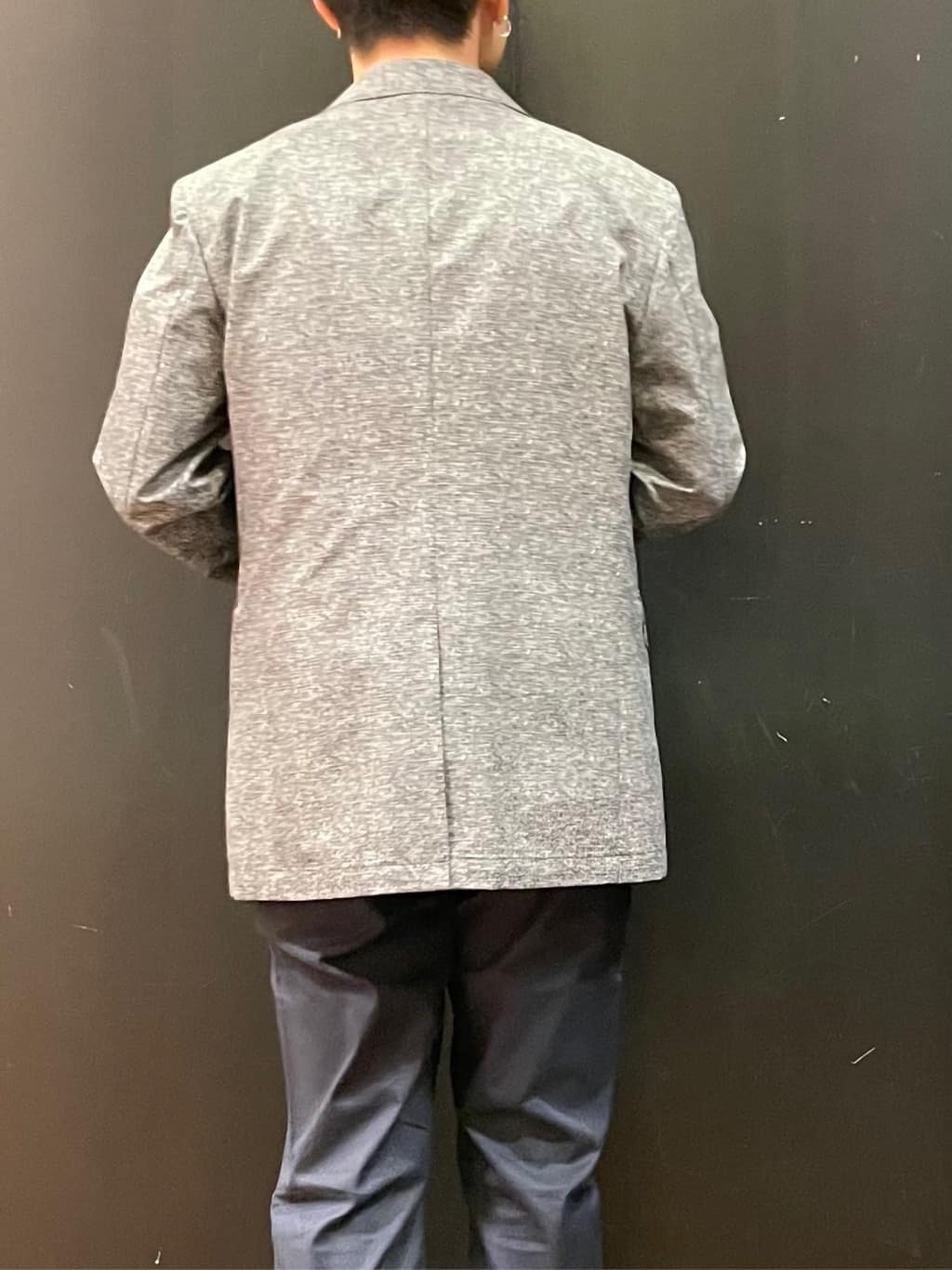 すずきさんの「TAKEO KIKUCHI｜【抗菌防臭】COOL DOTS（R）ドビープリント ジャケット」を使ったコーディネート