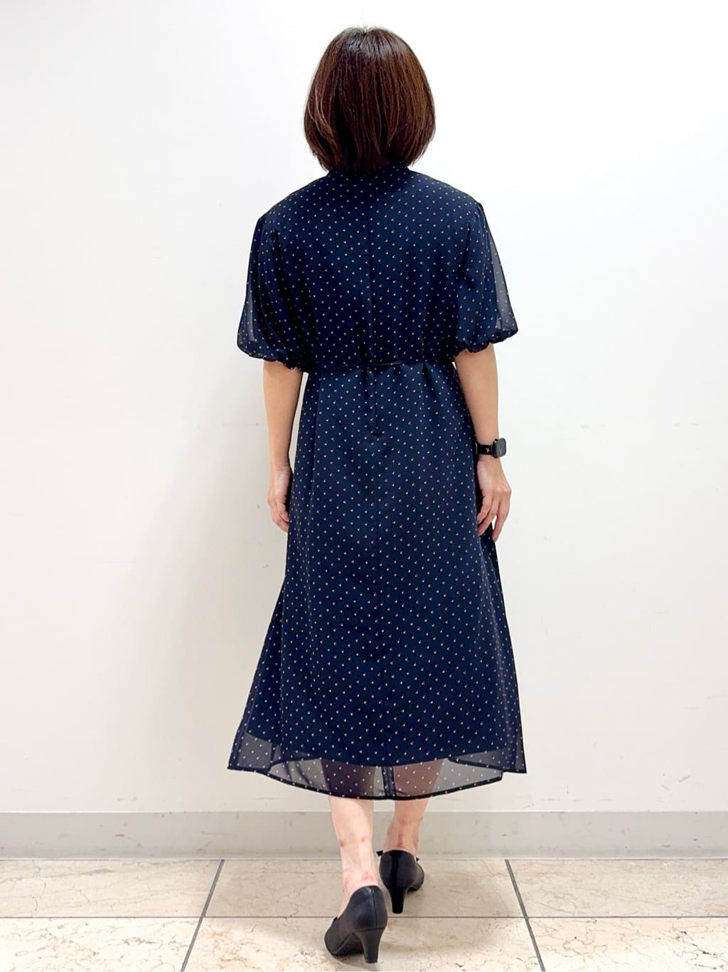 kaeさんの「Reflect｜◆【夏SALE／WEB先行カラーあり／リボン取り外し可／マシンウォッシュ可】コツキ柄プリントワンピー」を使ったコーディネート