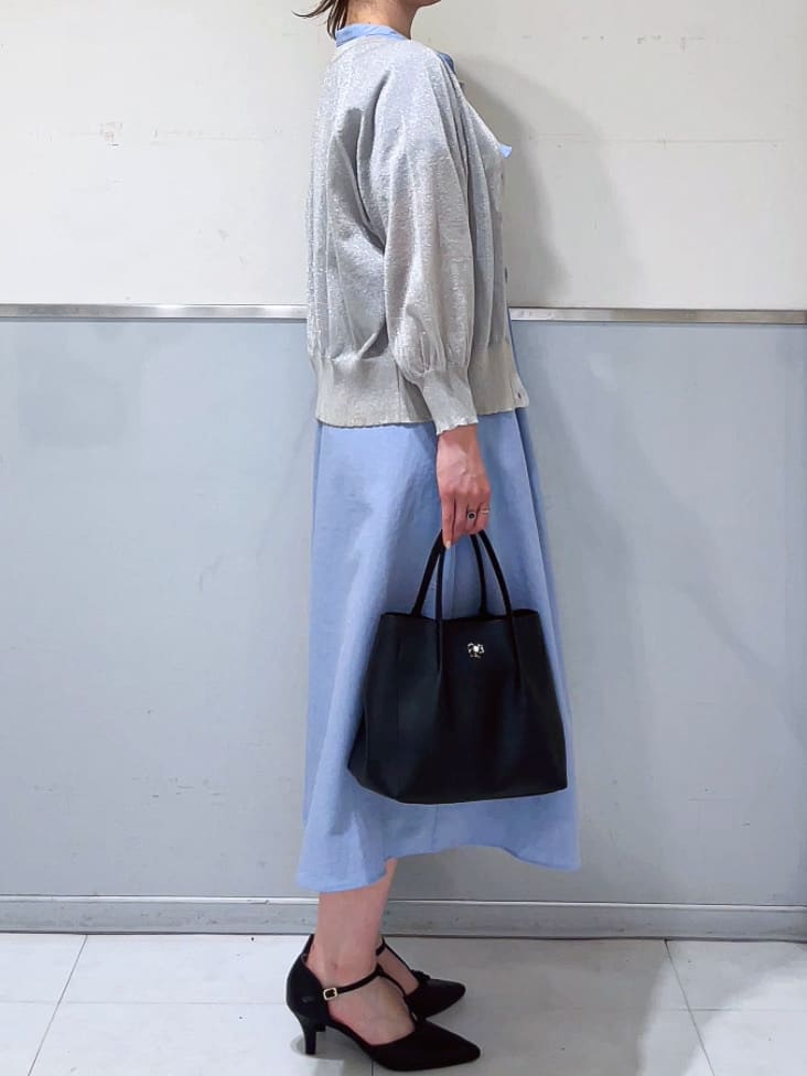 ミーさんの「index｜《7色展開／XS-LLサイズ》ダブルポケットスキッパーシャツワンピース【吸水速乾／防シワ／イージーア」を使ったコーディネート