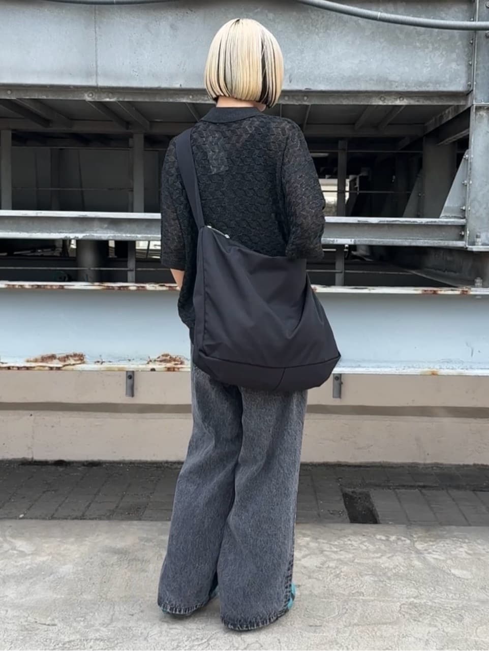 川本葵さんの「tk.TAKEO KIKUCHI｜」を使ったコーディネート