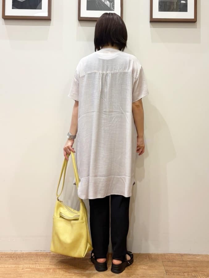 きっちょんさんの「SHOO･LA･RUE｜◆【S-LL】シャーリングが目を惹く 羽織れるスラブチュニック」を使ったコーディネート