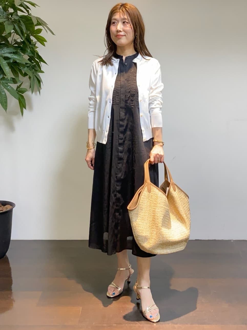 tomoさんの「UNTITLED｜【ステンレス】レイヤードチェーンネックレス」を使ったコーディネート