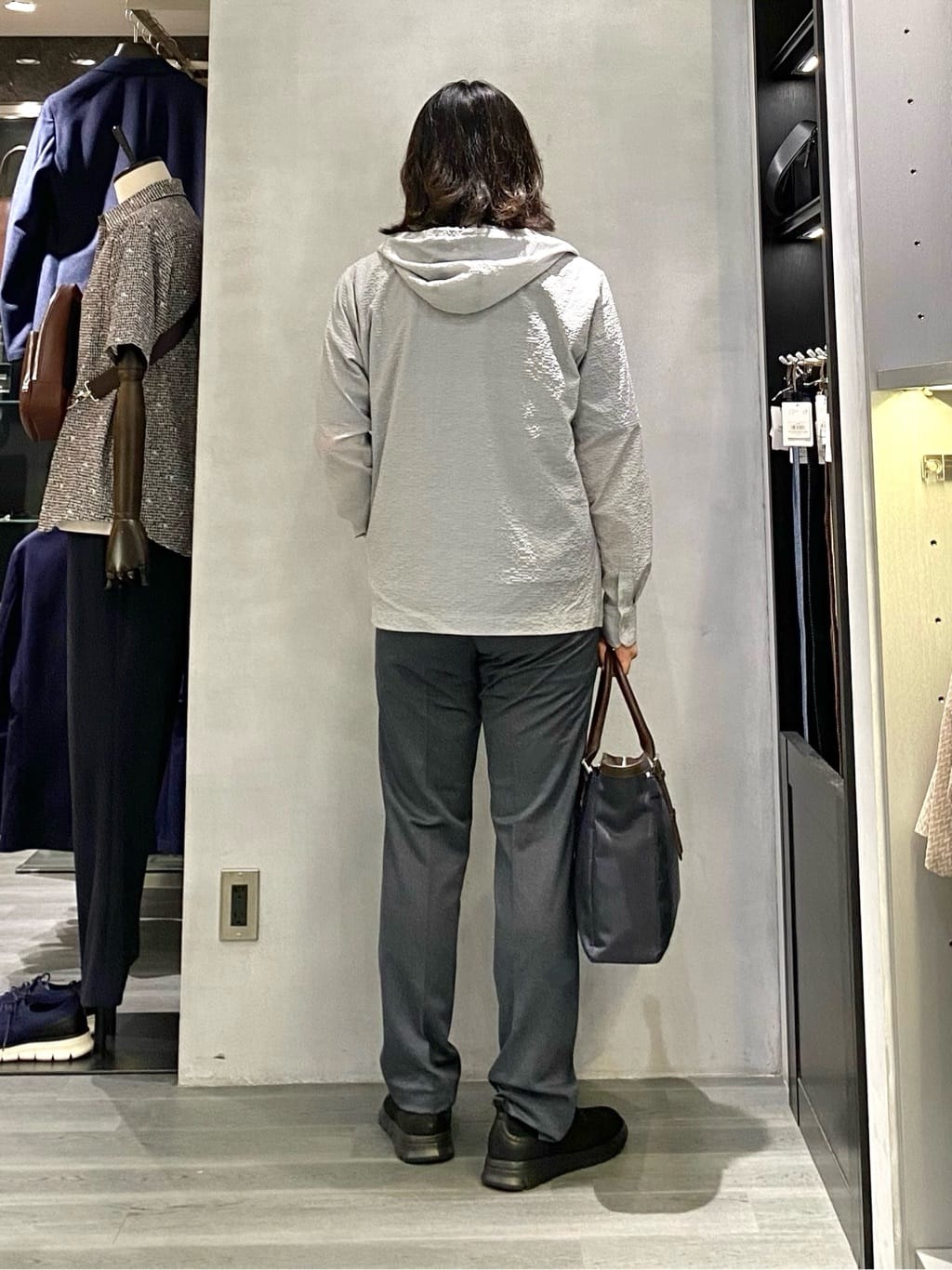 nishiさんの「TAKEO KIKUCHI｜【抗菌防臭／9色5サイズ展開】ハニカムメランジ ポロシャツ」を使ったコーディネート