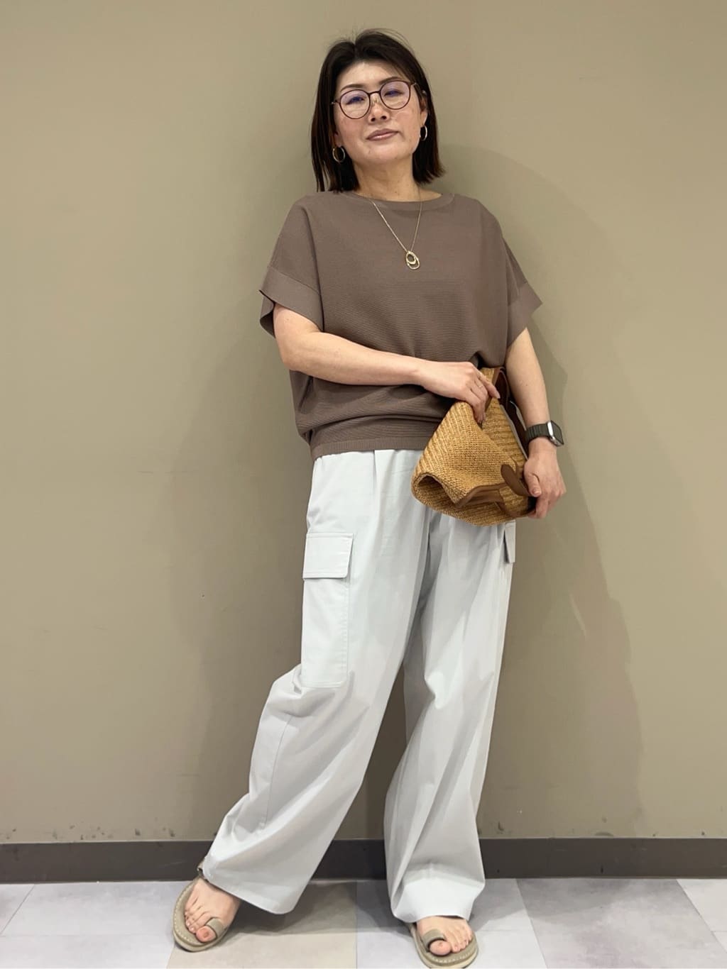 fukuさんの「UNTITLED｜ライトダブルリングネックレス」を使ったコーディネート