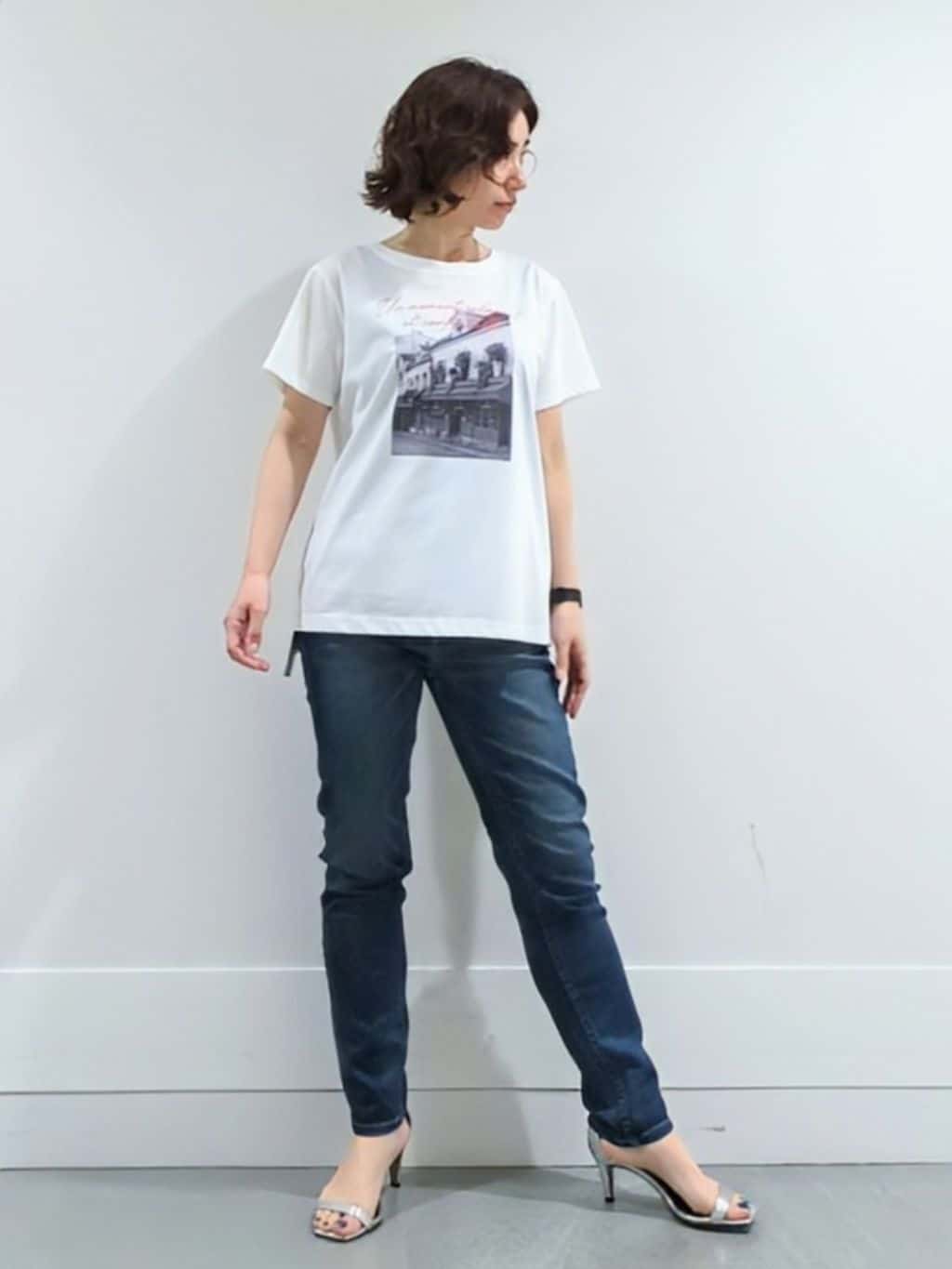 ミズタさんの「UNTITLED｜【Healthy DENIM&times;UNTITLED】別注 R Mrytle（リマートル）テーパードデニム」を使ったコーディネート
