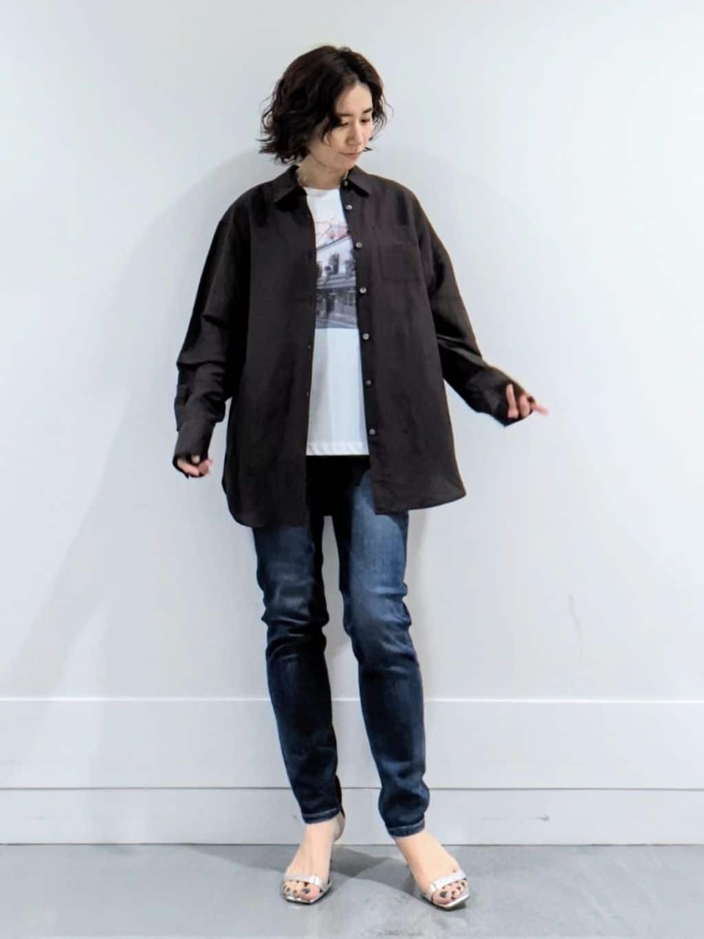 ミズタさんの「UNTITLED｜【Healthy DENIM&times;UNTITLED】別注 R Mrytle（リマートル）テーパードデニム」を使ったコーディネート