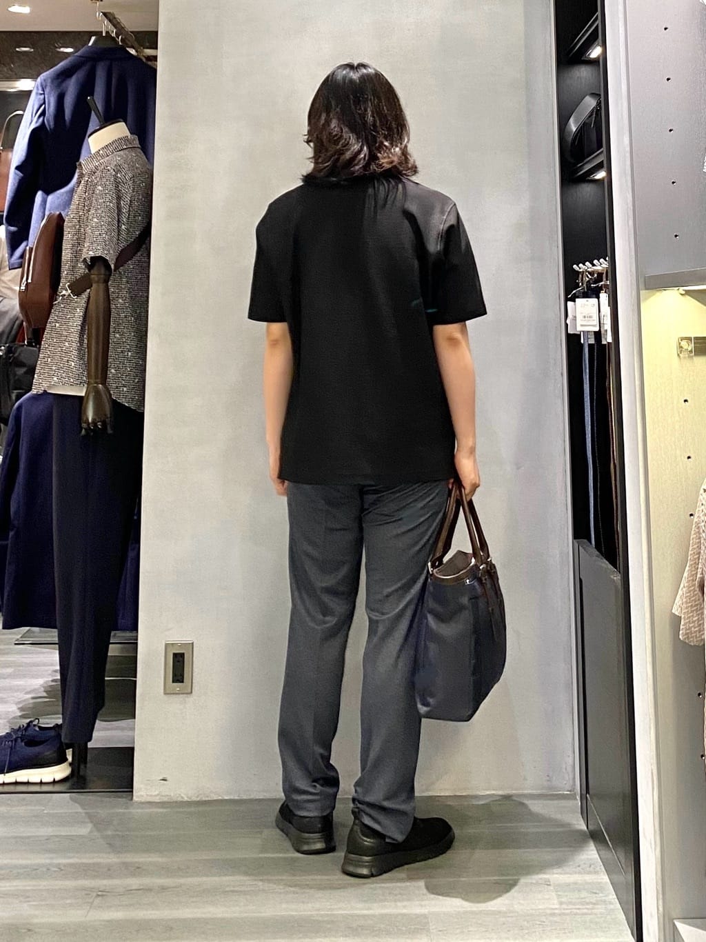 nishiさんの「TAKEO KIKUCHI｜【抗菌防臭／9色5サイズ展開】ハニカムメランジ ポロシャツ」を使ったコーディネート