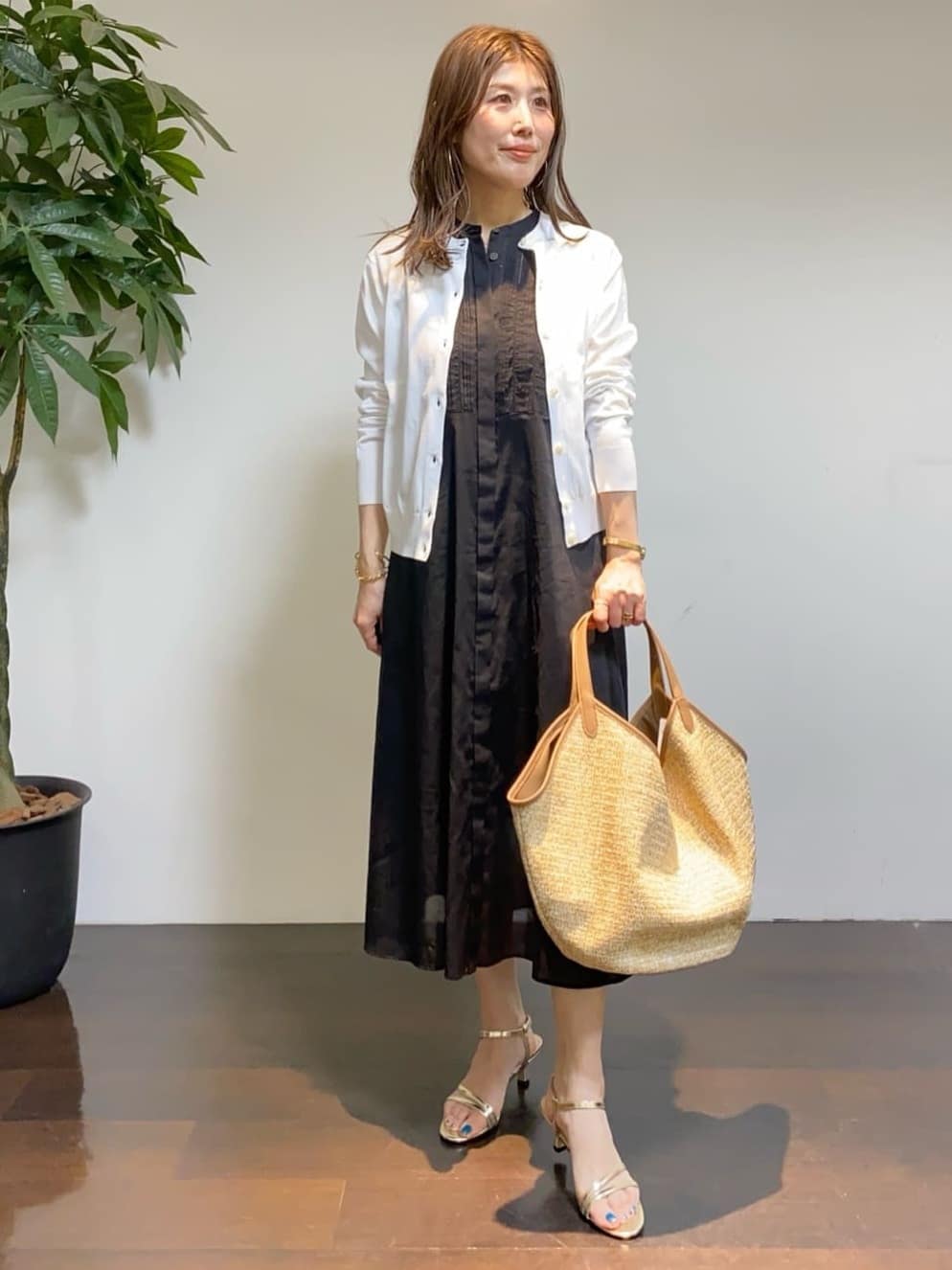 tomoさんの「UNTITLED｜【ステンレス】レイヤードチェーンネックレス」を使ったコーディネート