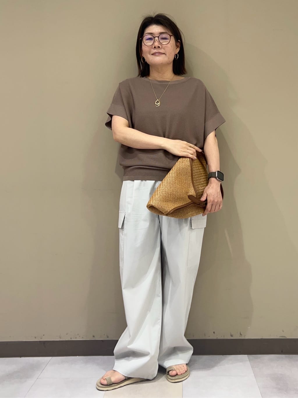 fukuさんの「UNTITLED｜ライトダブルリングネックレス」を使ったコーディネート