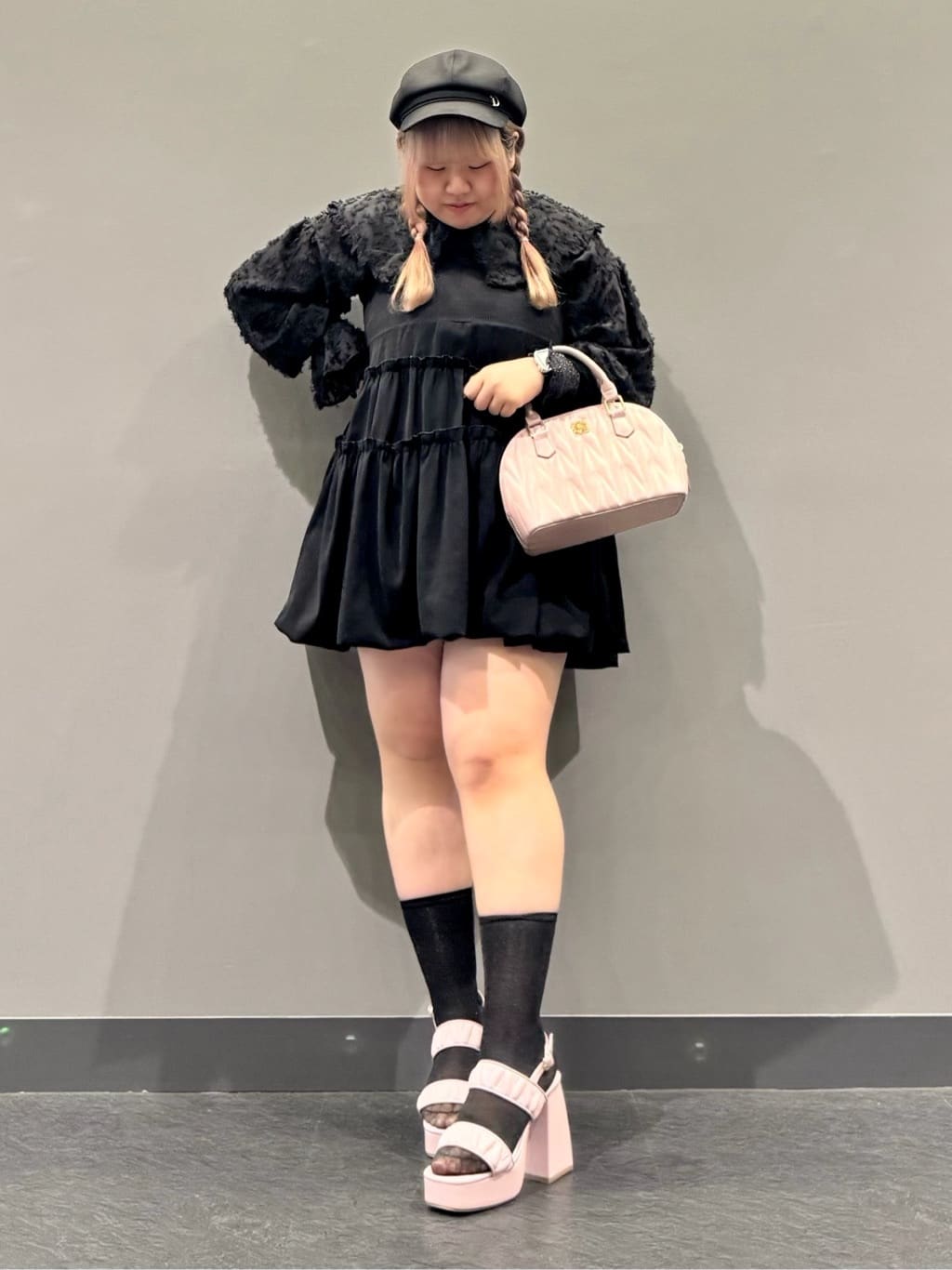 sayakaさんの「ESPERANZA｜キルティング 2WAY ショルダーバッグ ボストン」を使ったコーディネート