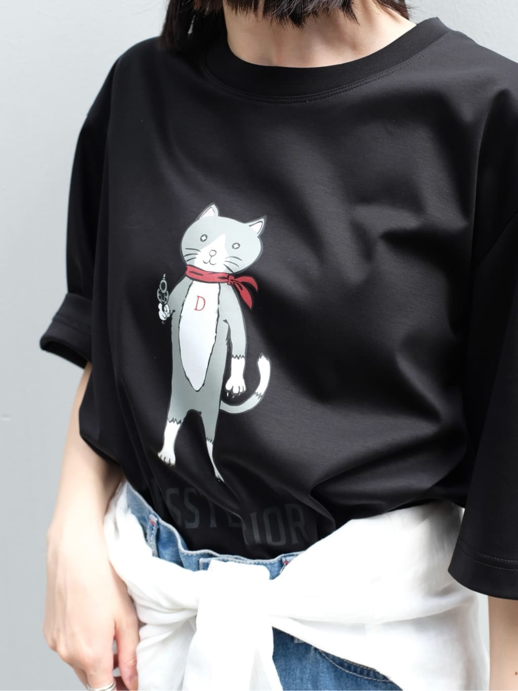 Kishimotoさんの「DRESSTERIOR｜【ウォッシャブル】テーパードコンフォートデニム」を使ったコーディネート