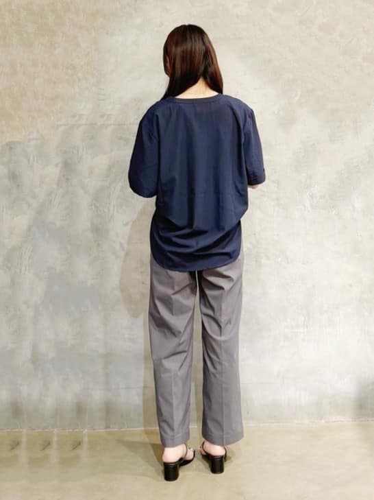 misaさんの「THE SHOP TK｜◆ダブルポケット5分袖シャツ【体型カバー/洗濯機OK】」を使ったコーディネート