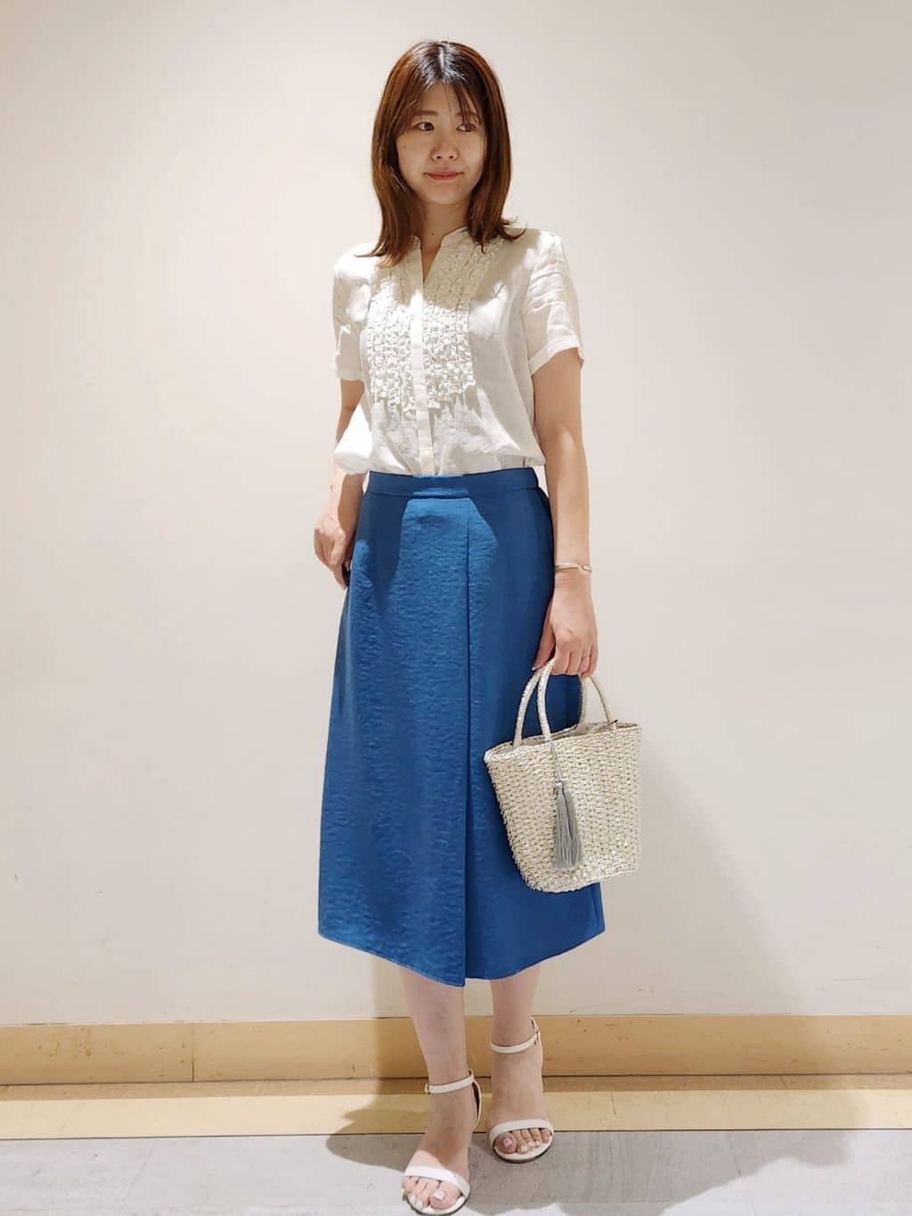 yukaさんの「COUP DE CHANCE｜【洗える】着流しカーディガン」を使ったコーディネート