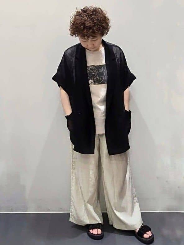 ゆきをさんの「OPAQUE.CLIP｜◆フォトプリントTシャツ【洗濯機洗い可】」を使ったコーディネート