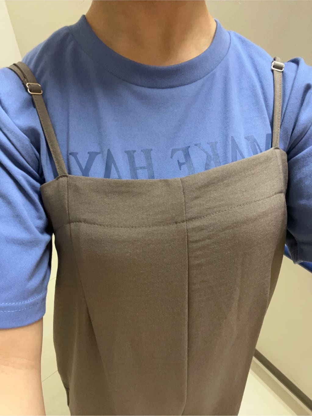 あもさんの「SHOO･LA･RUE｜◆【S-LL/ひんやり/UV】汗をかいても気になりにくい グラフィックTシャツ」を使ったコーディネート