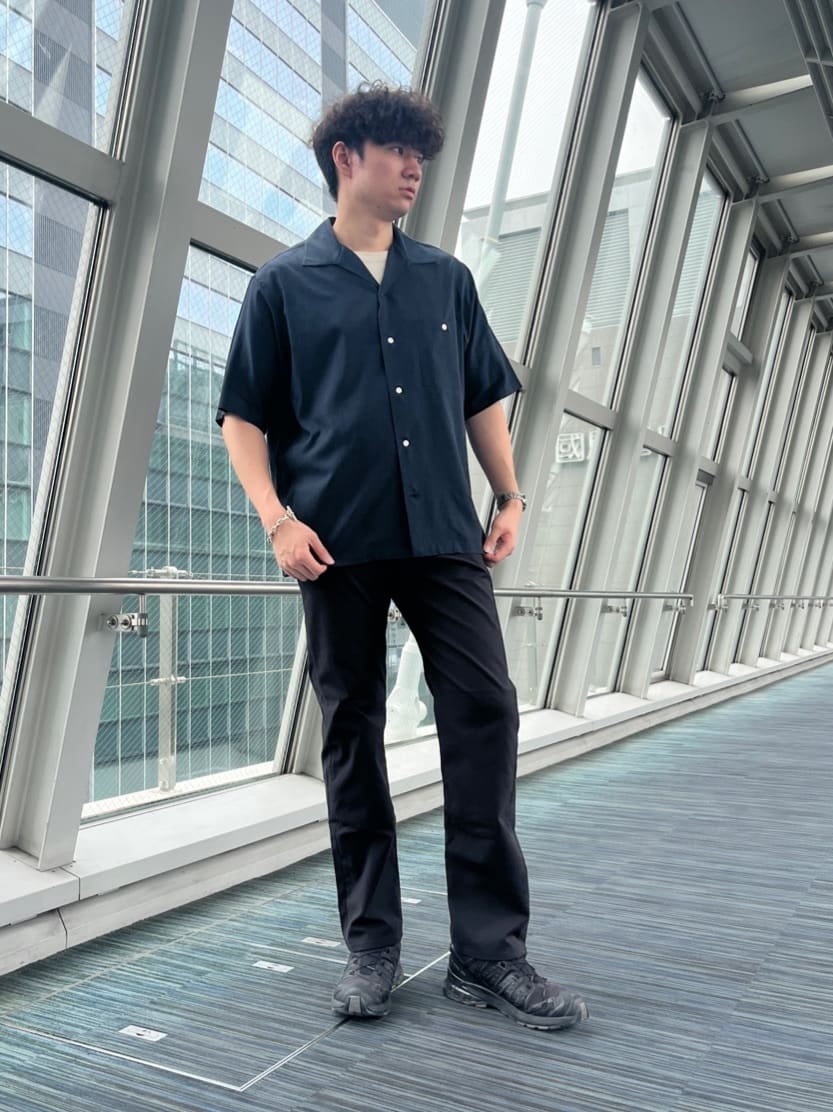 Tsubasaさんの「TAKEO KIKUCHI｜【Made in JAPAN】播州織 ストレッチ パンツ」を使ったコーディネート
