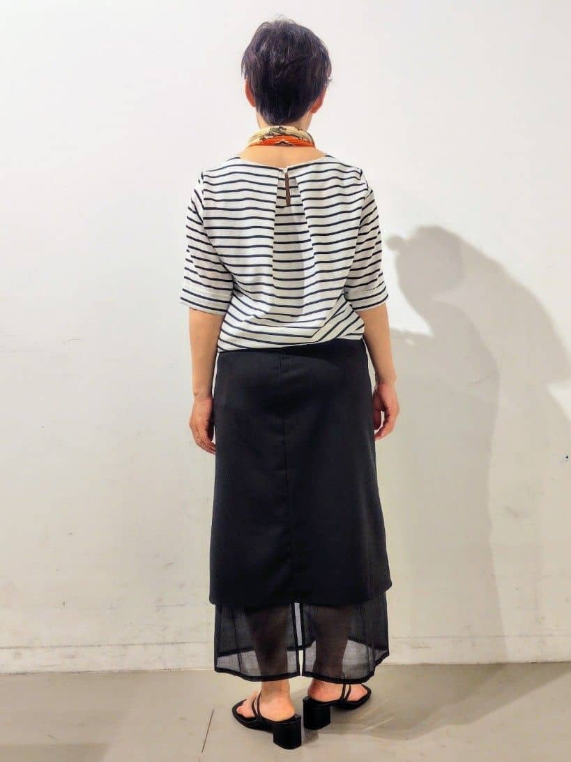 kodamaさんの「THE SHOP TK｜◆麻調ブラウス【シワになりにくい/洗える】」を使ったコーディネート