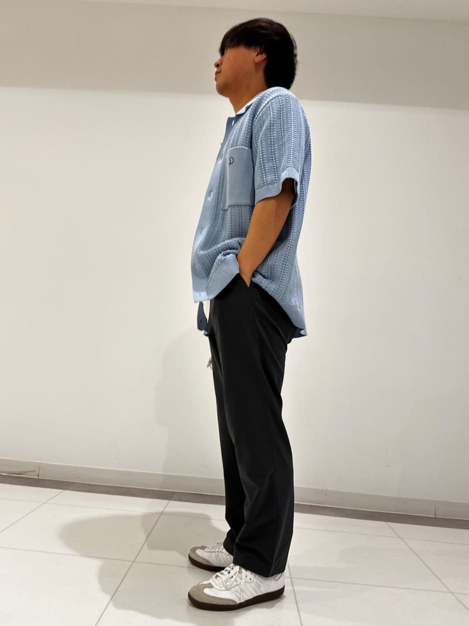 MATSUBARAさんの「DRESSTERIOR｜オーガニックコットン キューバニットシャツ」を使ったコーディネート