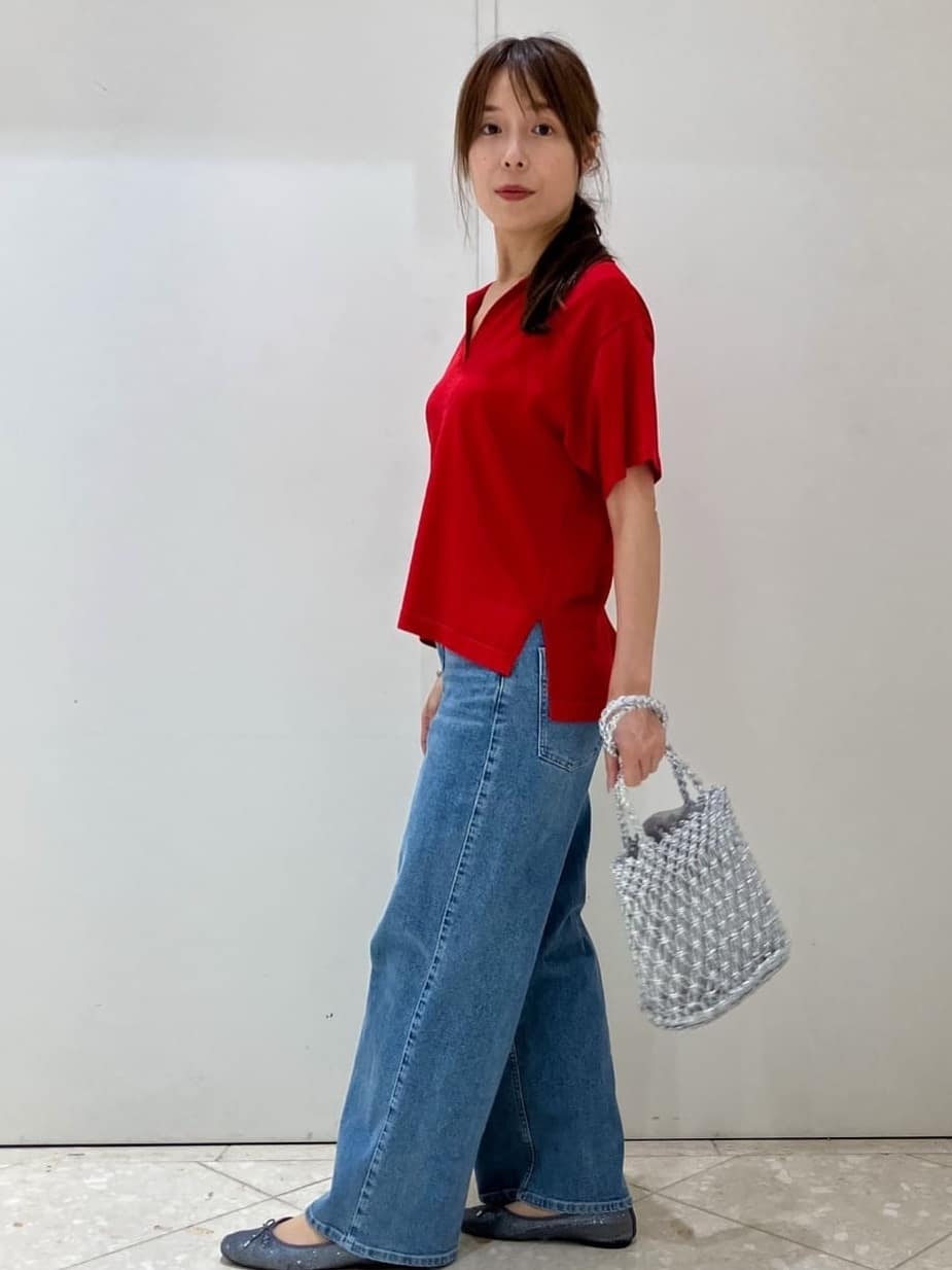  Maruさんの「OPAQUE.CLIP｜【定番/6color】名品フラットバレエシューズ」を使ったコーディネート