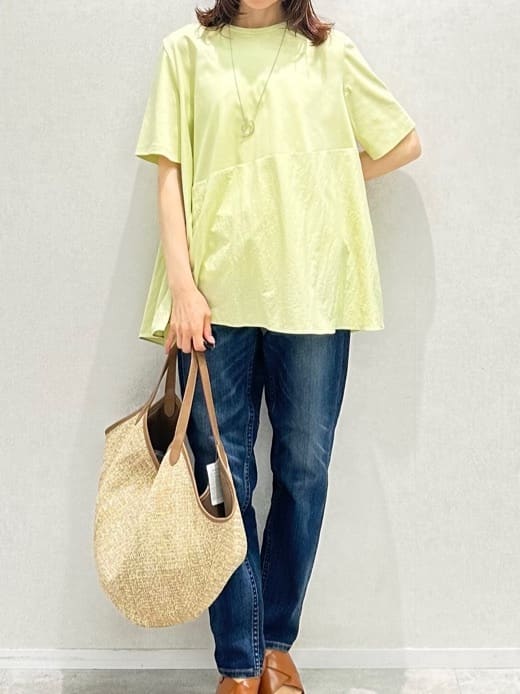 Miwaさんの「UNTITLED｜【Healthy DENIM&times;UNTITLED】別注 R Mrytle（リマートル）テーパードデニム」を使ったコーディネート