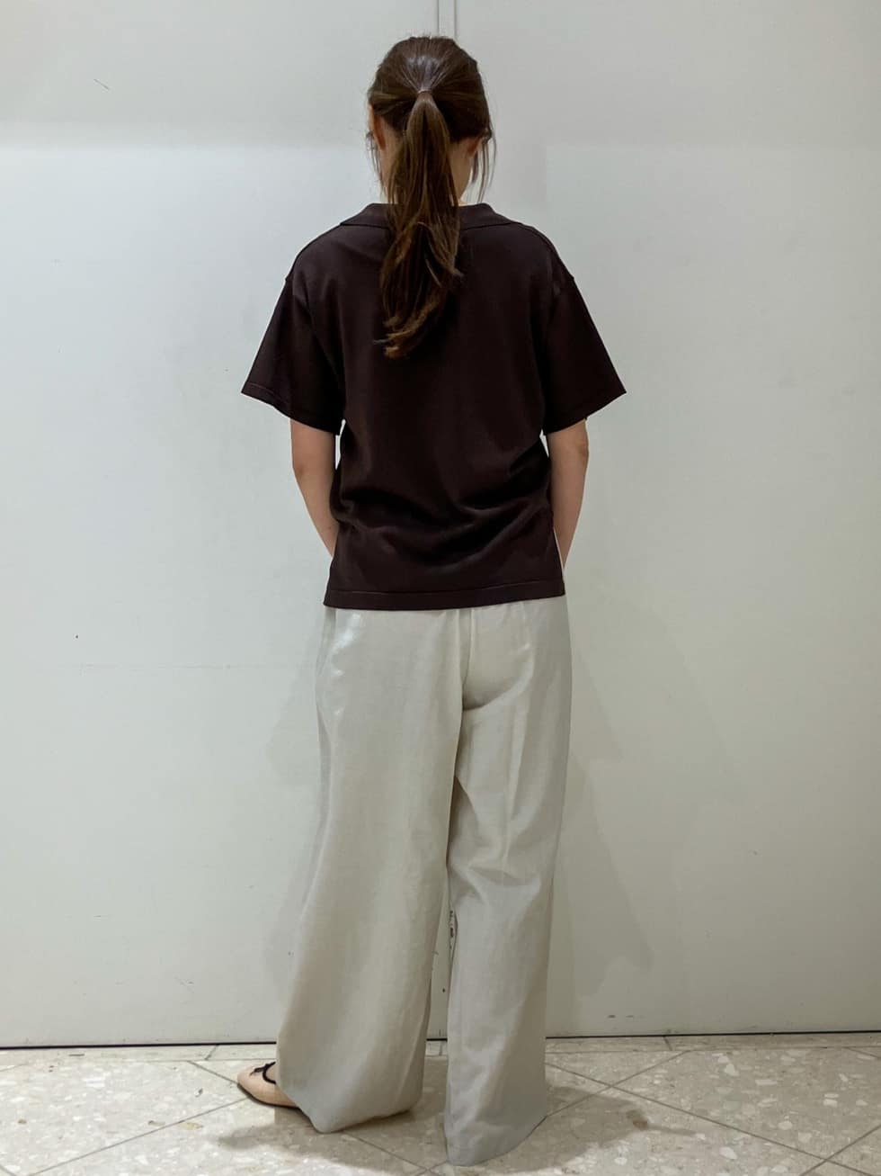  Maruさんの「OPAQUE.CLIP｜【定番/6color】名品フラットバレエシューズ」を使ったコーディネート