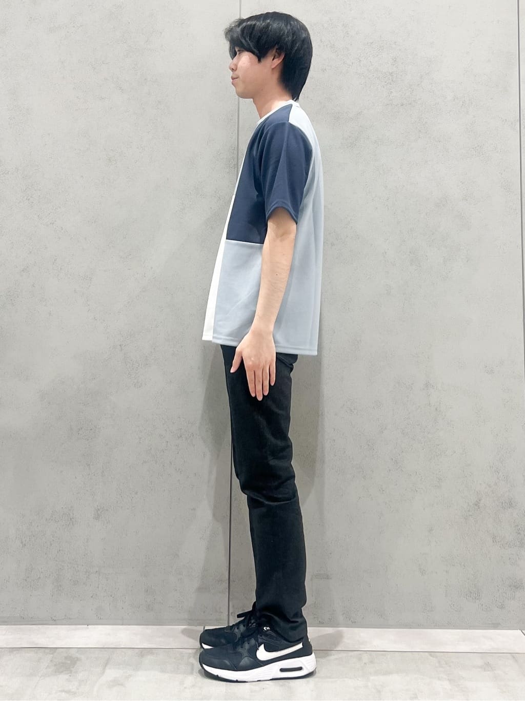 SHI-MAさんの「THE SHOP TK｜ツイルブロッキング 半袖Tシャツ 洗濯機OK」を使ったコーディネート