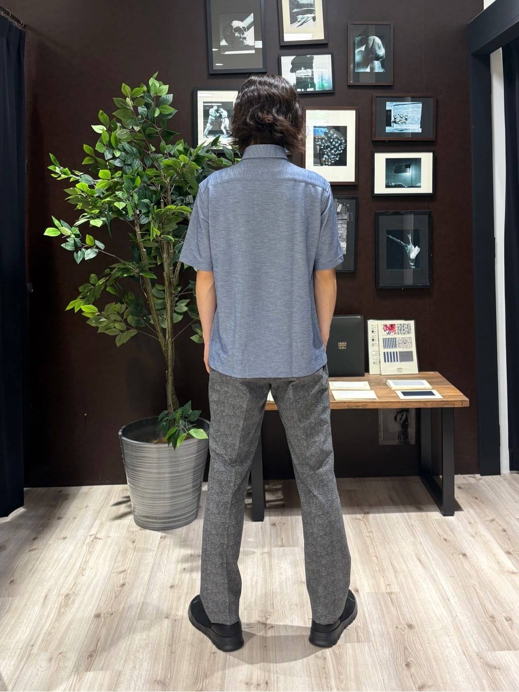 Kaiさんの「TAKEO KIKUCHI｜【抗菌防臭】COOL DOTS（R）ドビープリント ジャケット」を使ったコーディネート