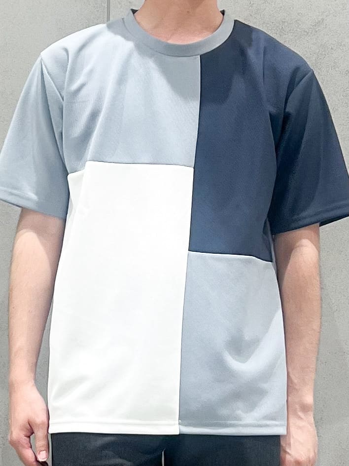 SHI-MAさんの「THE SHOP TK｜ツイルブロッキング 半袖Tシャツ 洗濯機OK」を使ったコーディネート