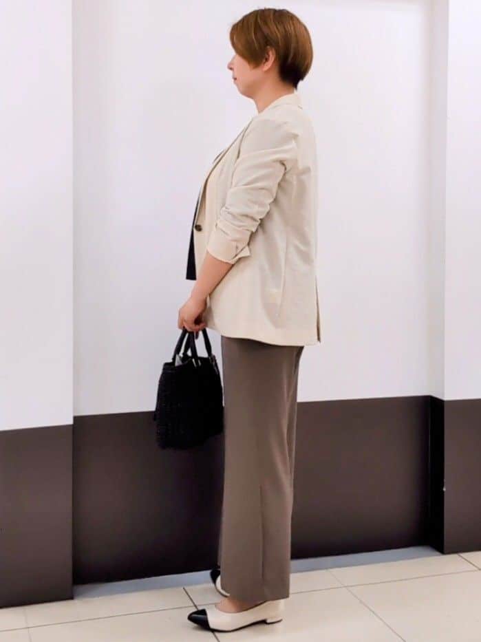 じゅりさんの「Reflect｜◆【マシンウォッシュ可／セットアップ可／通勤におすすめ】ドライタッチジャケット」を使ったコーディネート