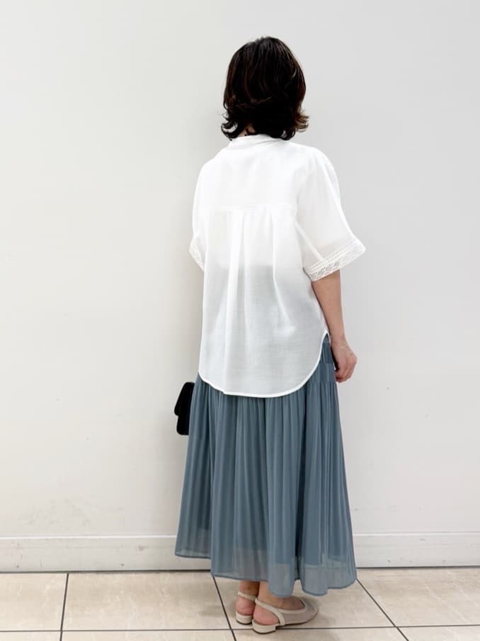 KIKIさんの「Reflect｜◆【夏SALE／E‐QUALITY／手洗い可】オフボディドルマンブラウス」を使ったコーディネート