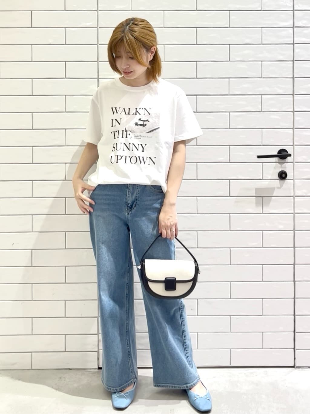 しおりさんの「OPAQUE.CLIP｜【定番/6color】名品フラットバレエシューズ」を使ったコーディネート