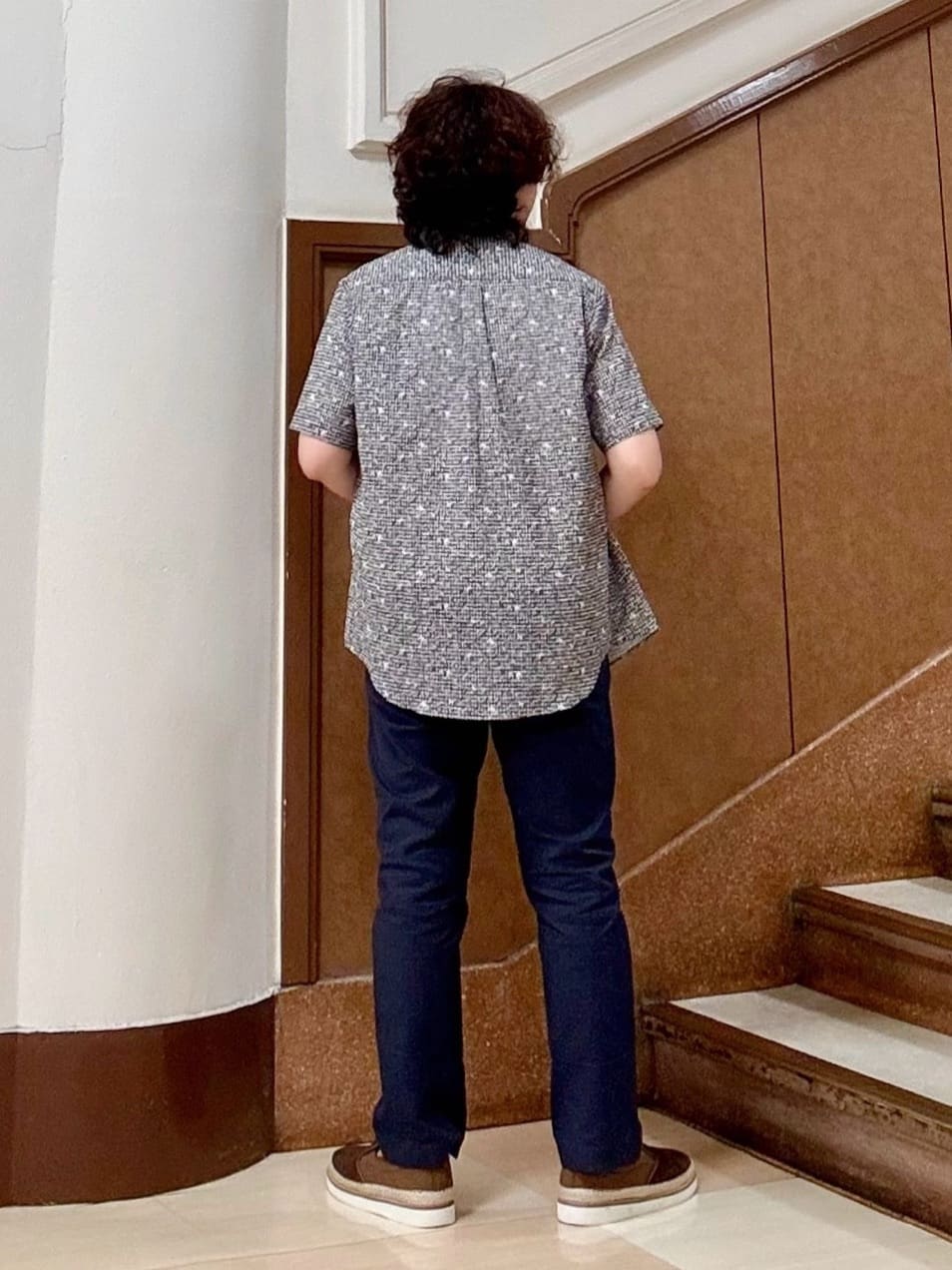のぐみさんの「TAKEO KIKUCHI｜【抗菌防臭／5サイズ展開】ハイゲージポンチ Tシャツ」を使ったコーディネート