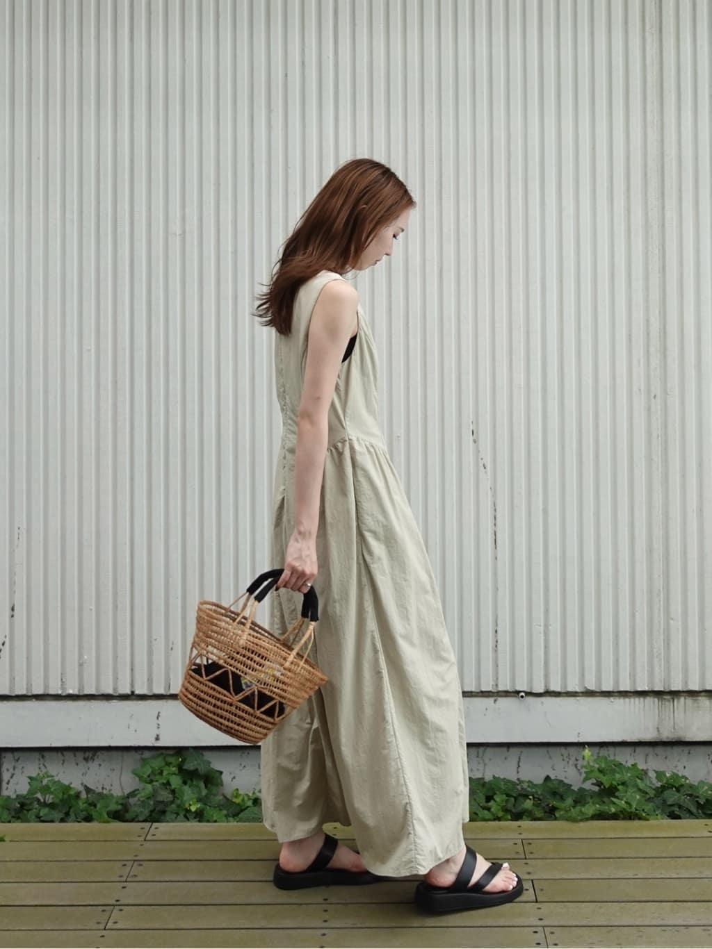 mitsukiさんの「INDIVI｜◆ナイロンタスランワンピース」を使ったコーディネート