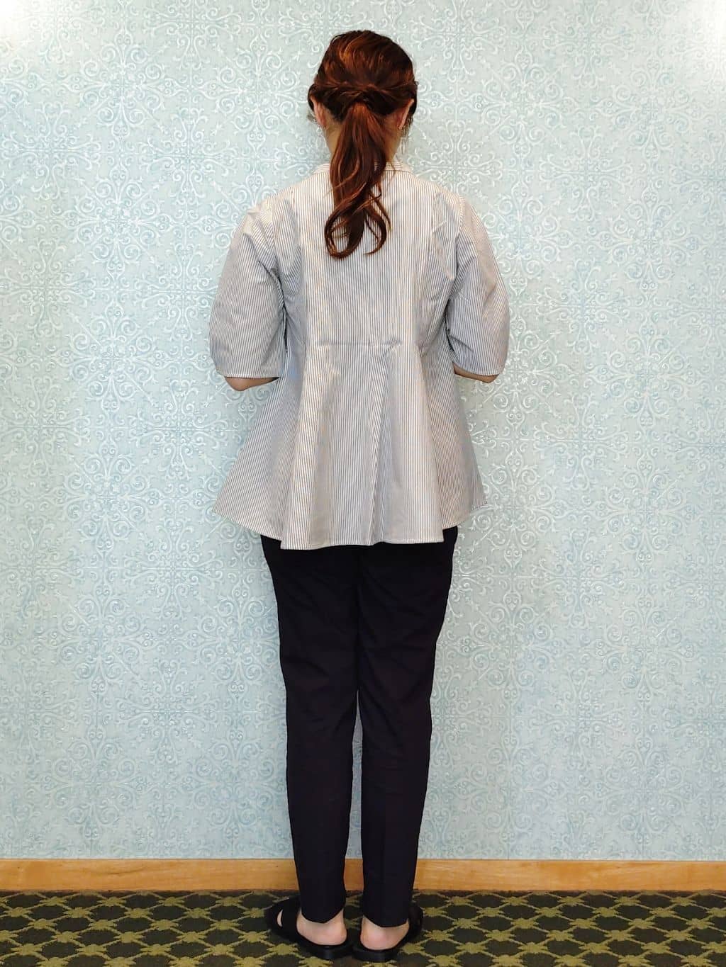 かどさんの「index｜麻混ハイストレッチイージースティックパンツ【洗濯機洗い可】」を使ったコーディネート