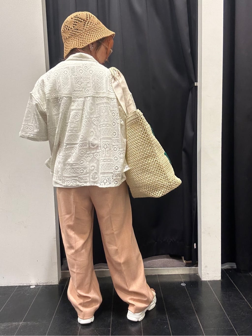 ひらのみさんの「THE SHOP TK｜◆クロシェチューリップハット」を使ったコーディネート