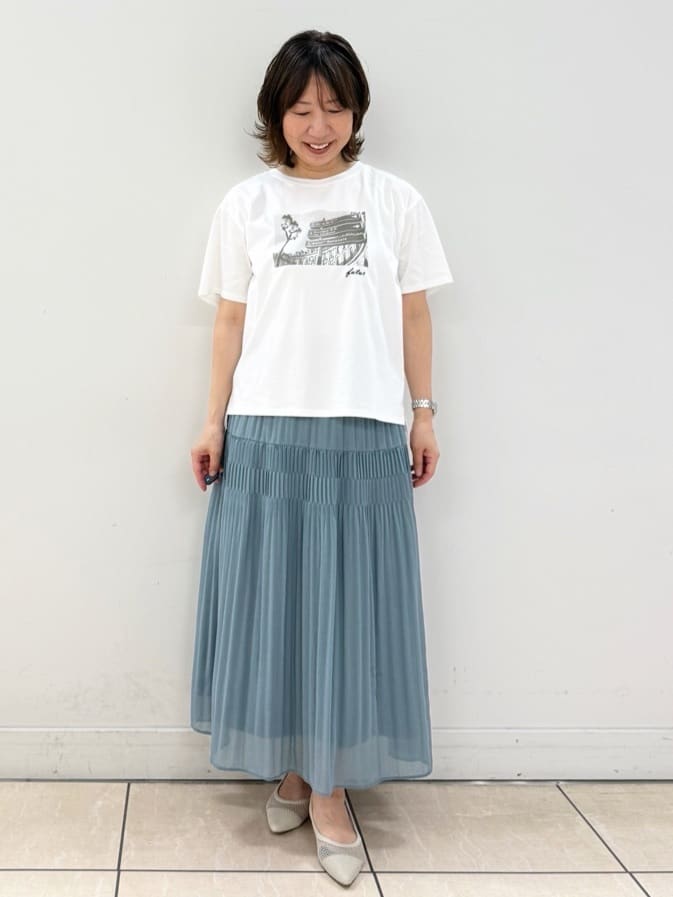 KIKIさんの「Reflect｜◆【夏SALE／E‐QUALITY／手洗い可】オフボディドルマンブラウス」を使ったコーディネート