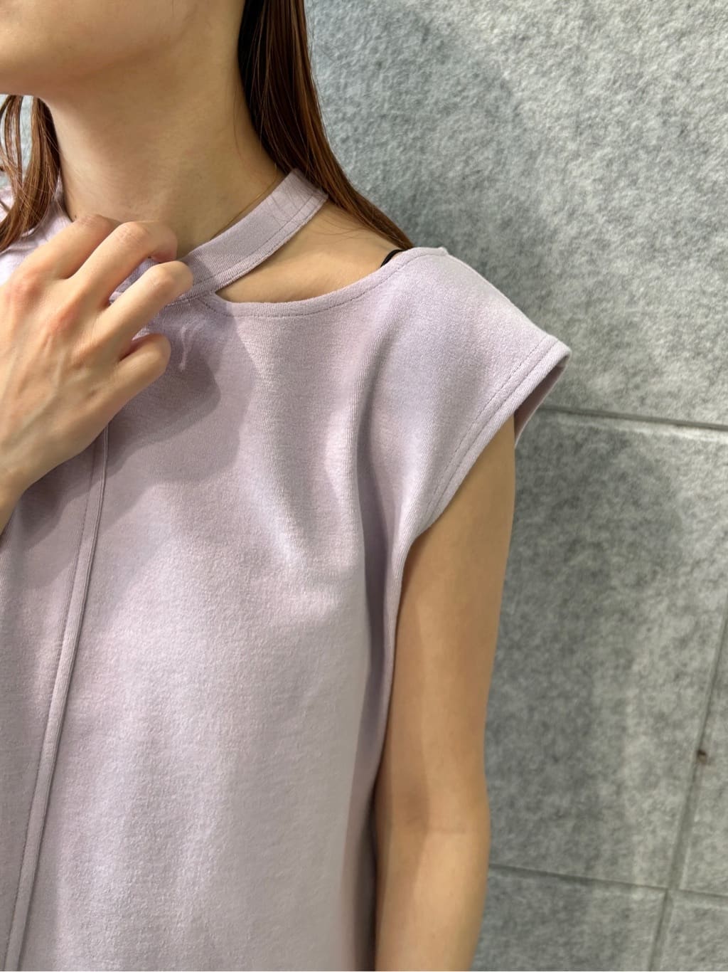 harunaさんの「CODE A｜pile cutout tee」を使ったコーディネート