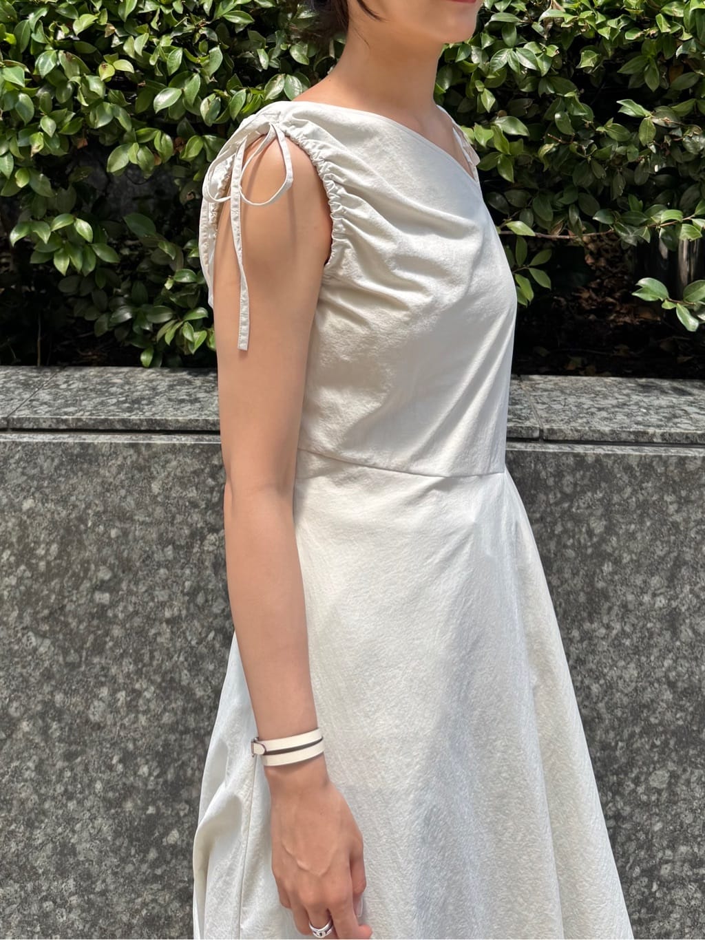 uchi__yamaさんの「CODE A｜asymmetry ribbon one－piece」を使ったコーディネート
