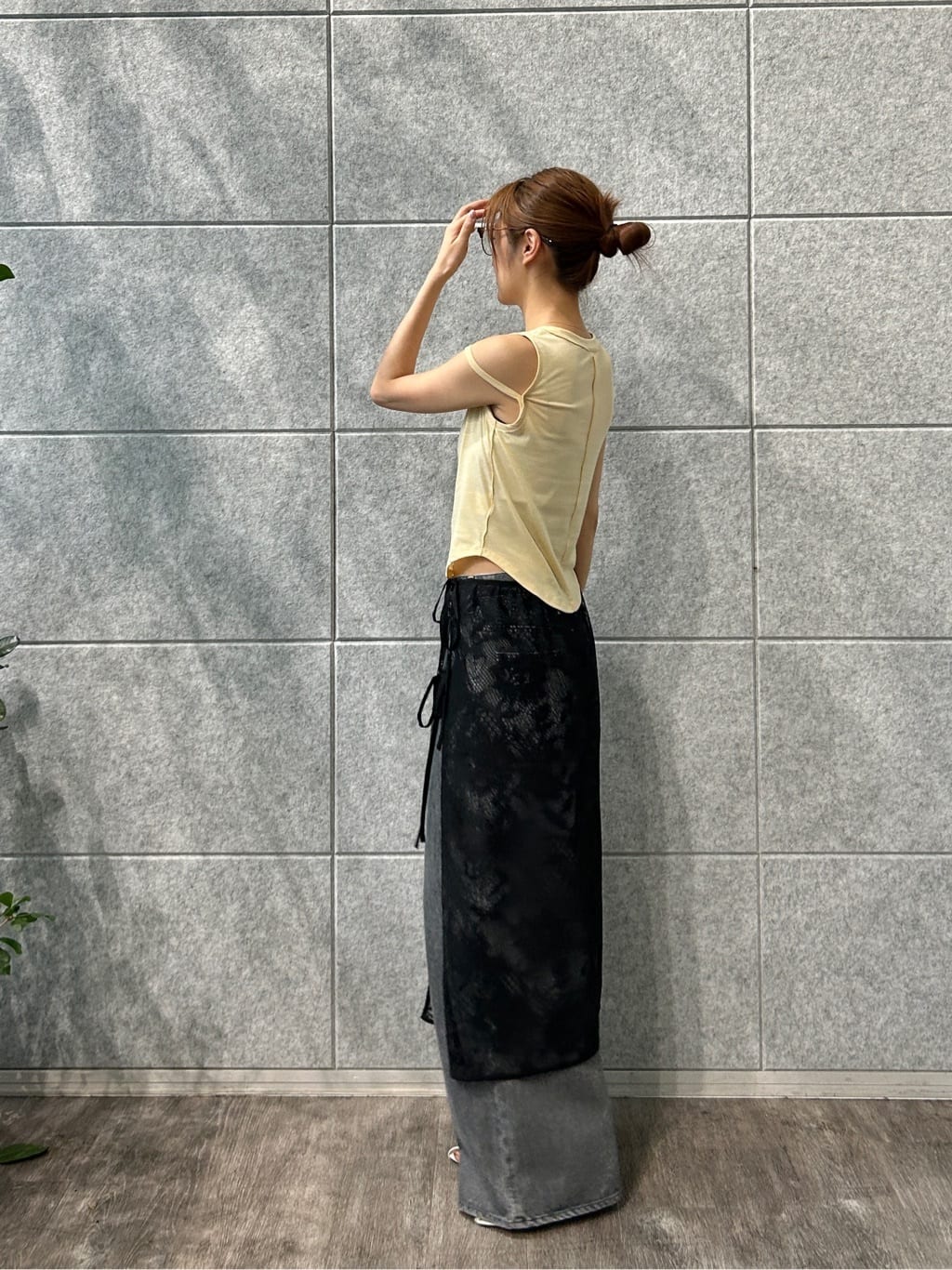 harunaさんの「CODE A｜compact edge tee」を使ったコーディネート