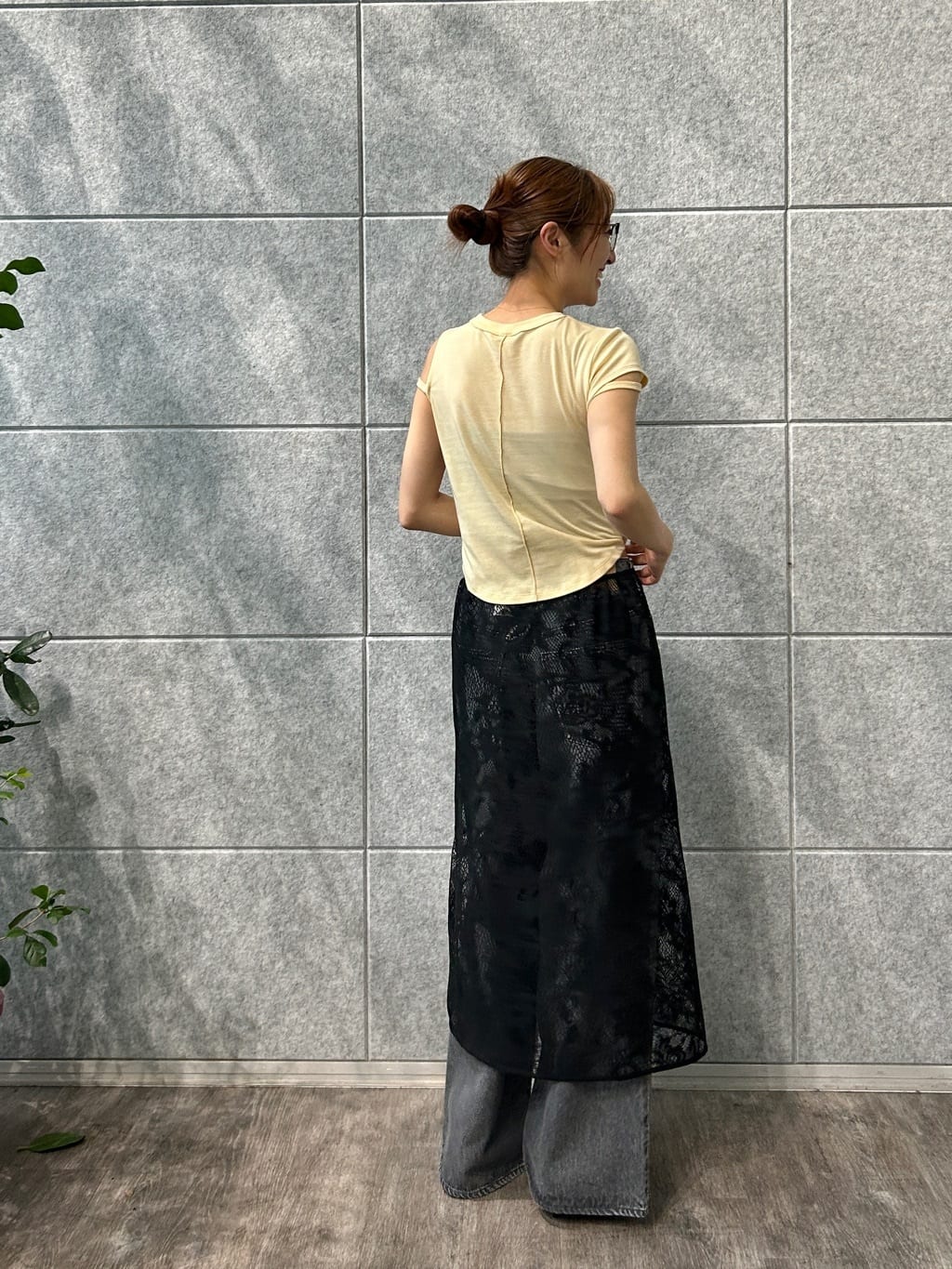 harunaさんの「CODE A｜compact edge tee」を使ったコーディネート