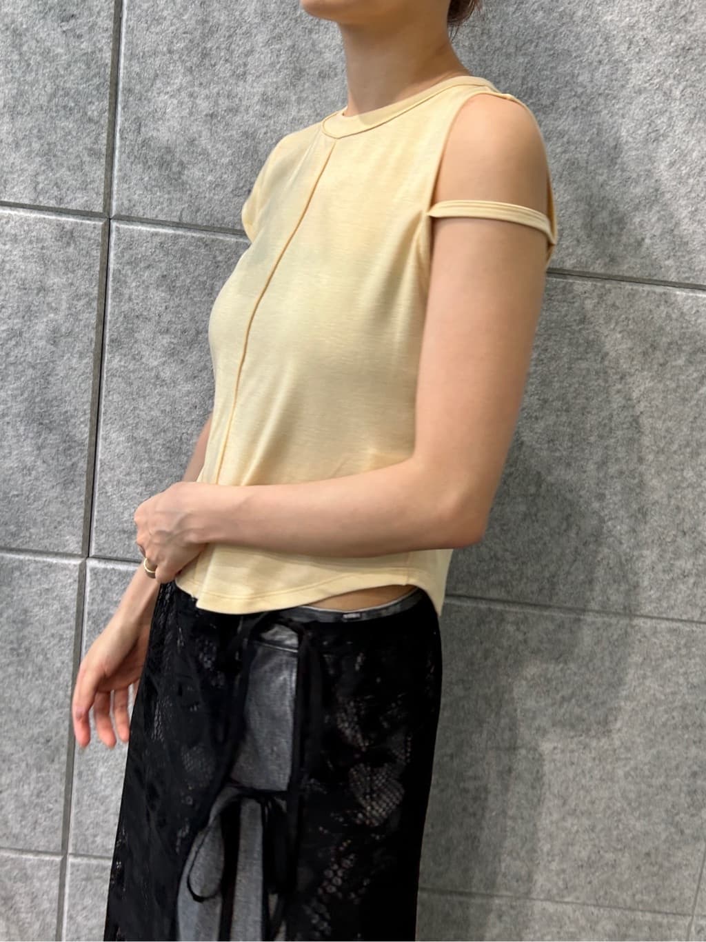 harunaさんの「CODE A｜compact edge tee」を使ったコーディネート
