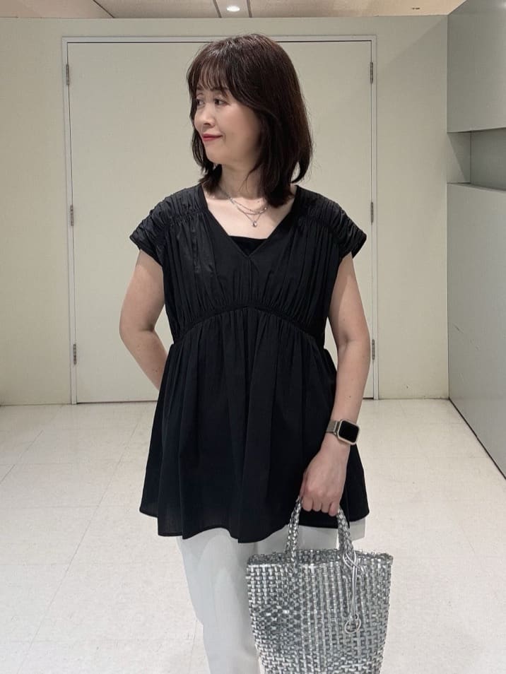 makiさんの「UNTITLED｜コットンキャミソール」を使ったコーディネート