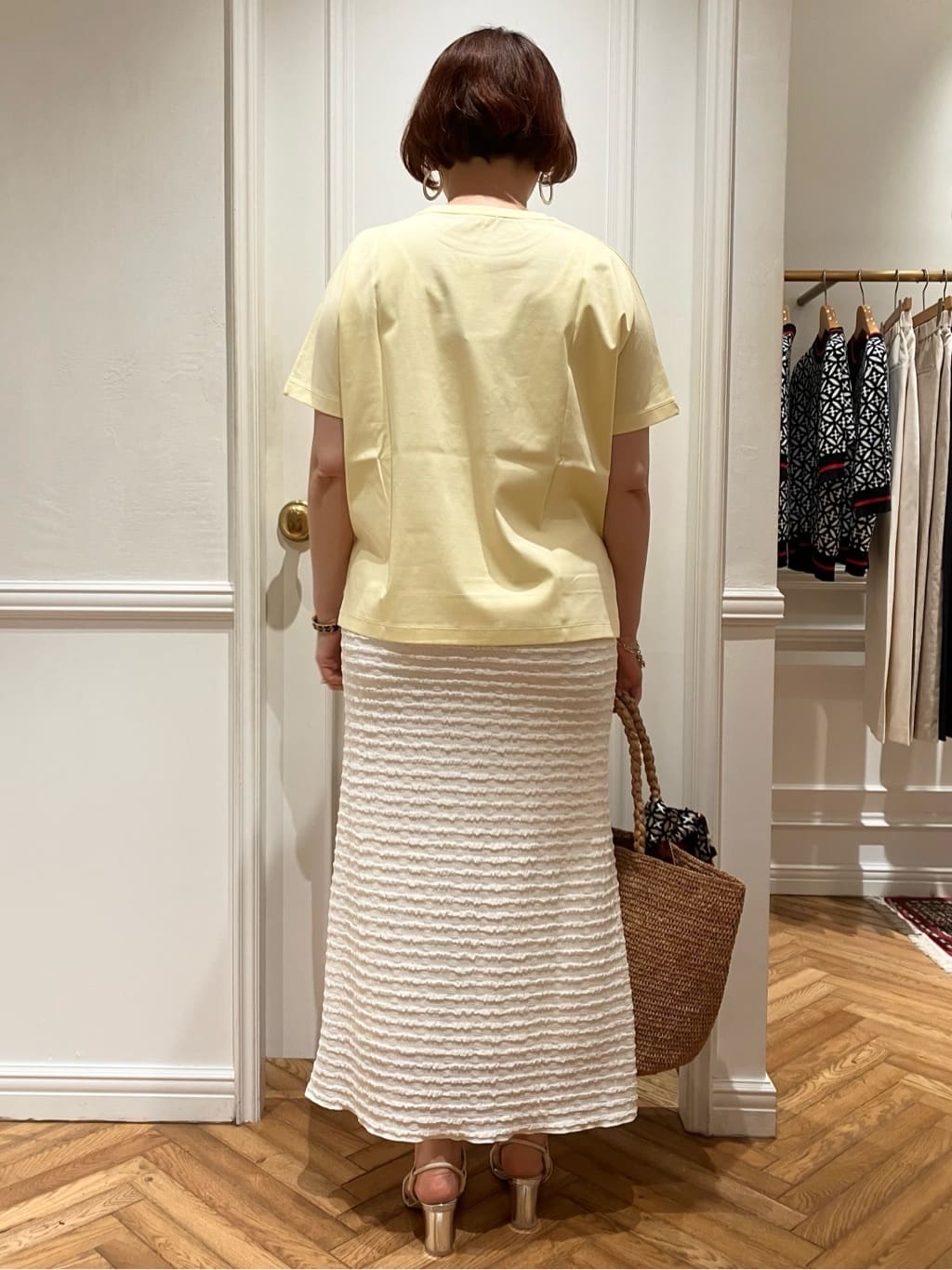 TAJIさんの「DRESSTERIOR｜◆【接触冷感/抗菌防臭/消臭】アイスクリアコットンドルマンT」を使ったコーディネート