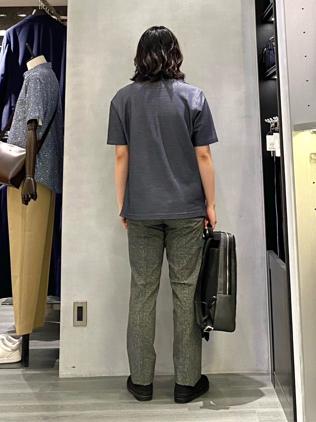nishiさんの「TAKEO KIKUCHI｜【抗菌防臭／9色5サイズ展開】ハニカムメランジ ポロシャツ」を使ったコーディネート